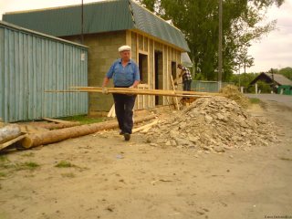 Начало постройки помещения под парикмахерскую и швейную мастерскую3
